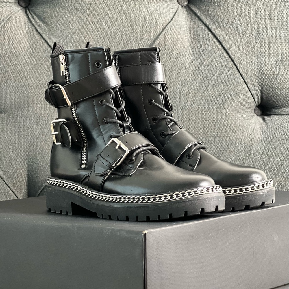 ASOS Chunky Buckle Boots